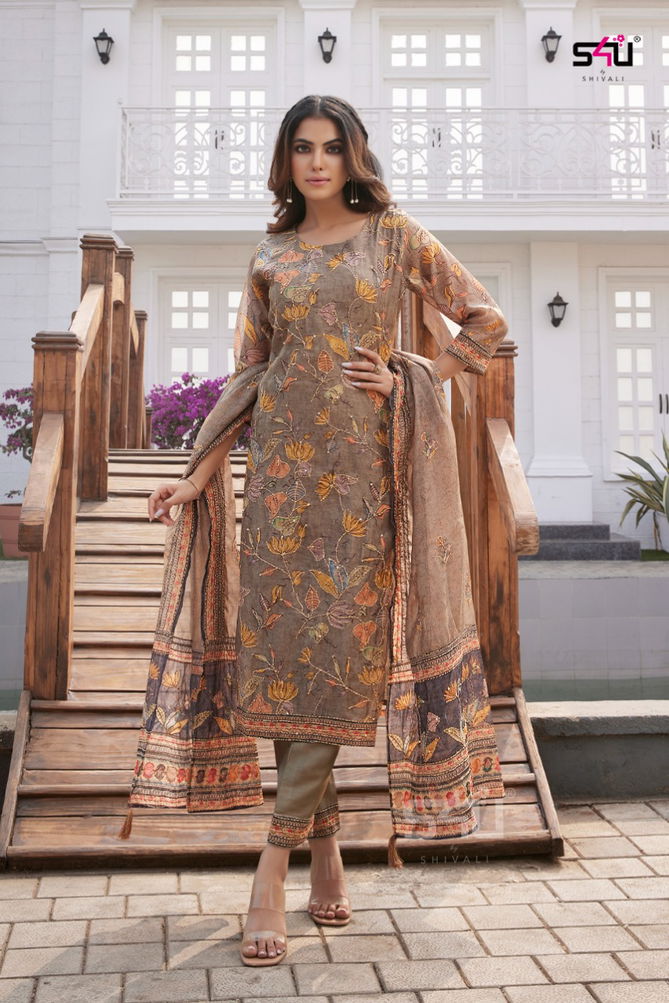 S4u Kantha Fancy Wear Wholesale Readymade Designer Salwar Suits